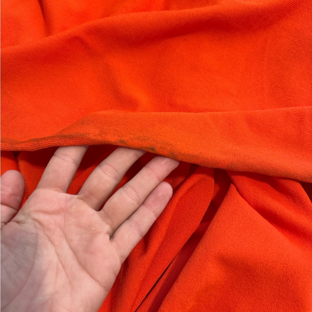 SOLID & STRIPED Strapless Orange-Red Maxi Dress - image 7